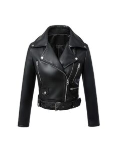 Perfecto Noir Femme Années 80