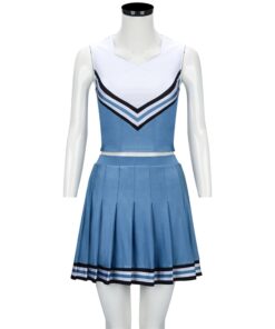 la Tenue cheerleader vintage bleu ciel