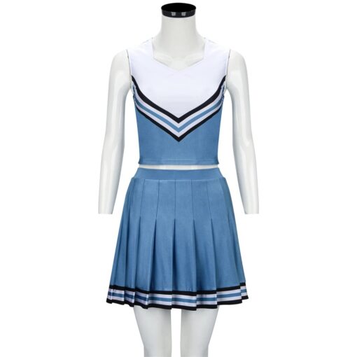 la Tenue cheerleader vintage bleu ciel