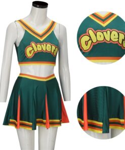 les parties du Déguisement cheerleader clovers années 80