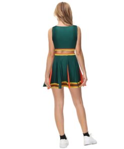 fille avec le Déguisement cheerleader clovers années 80