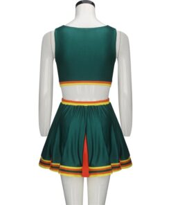 présentation du Déguisement cheerleader clovers années 80