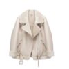 Veste Aviateur Crème Années 80