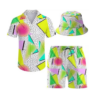 Tenue Année 80 Gilet Fluo
