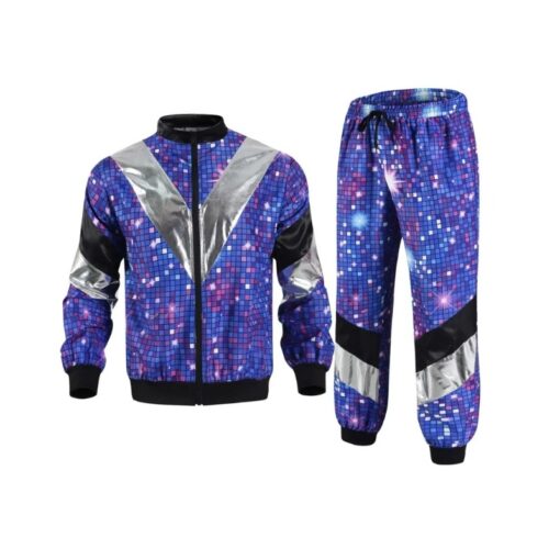 Ensemble Pailleté Disco Violet