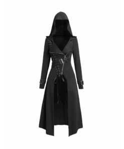 une Manteau Long Gothique à Capuche Femme