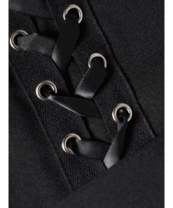 la Manteau Long Gothique à Capuche Femme