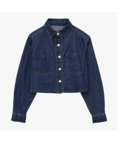 Veste en jean courte vintage