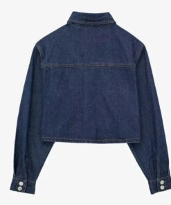 vue arrière de la Veste en jean courte vintage