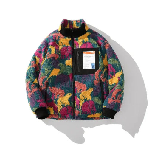 Veste Hiver Patchwork Animalier