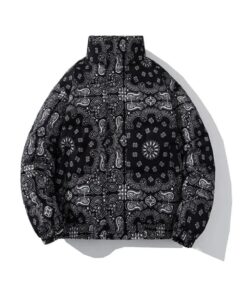 Veste Bandana Oversize Noire