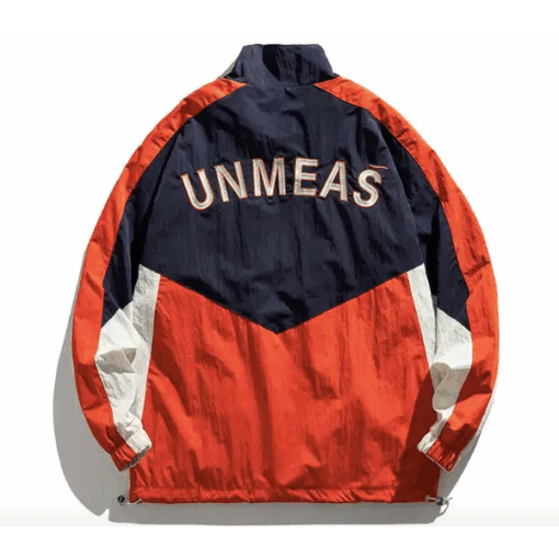 dos de la Veste coupe-vent UNMEAS vintage
