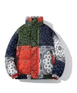Veste Bandana Patchwork Oversize