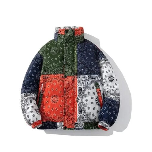 Veste Bandana Patchwork Oversize