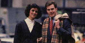 un couple dans les années 80