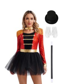 une femme avec le Costume Dompteuse Glamour