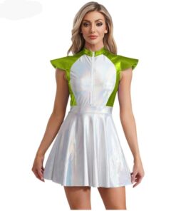Robe Holographique Spatiale Chromatik