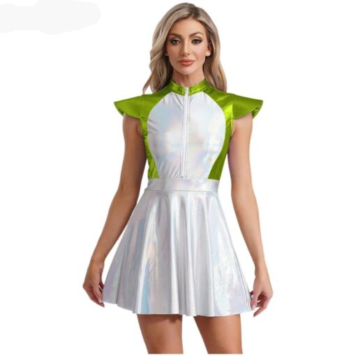 Robe Holographique Spatiale Chromatik