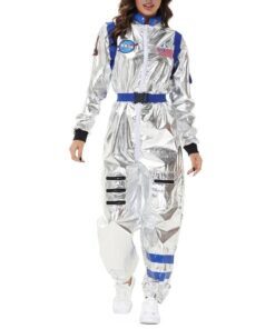 Combinaison Spatiale Futuriste HoloNasa bleue pour femme