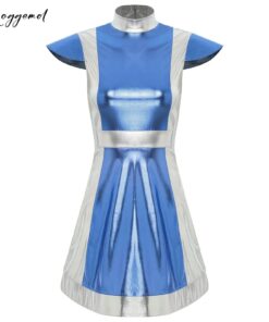 Robe Cosmique Bicolore Métallisée