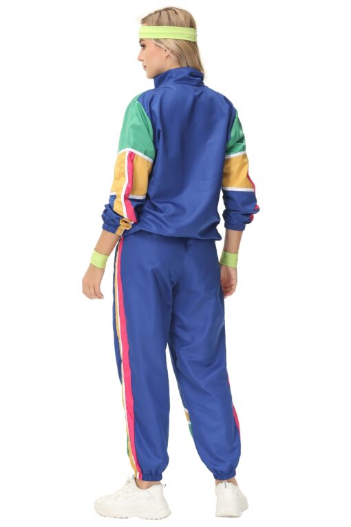 Survêtement rétro colorblock