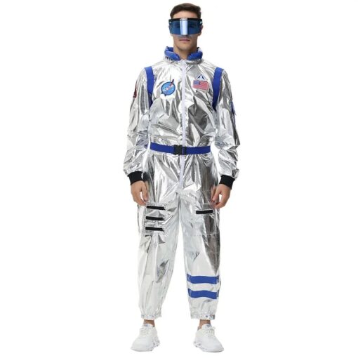 Combinaison Spatiale Futuriste HoloNasa bleue