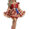 une femme avec la Robe Tarte aux Fraises Pin-Up