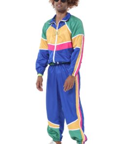 Survêtement rétro colorblock