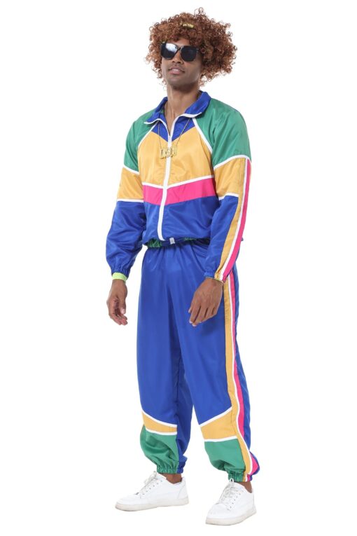 Survêtement rétro colorblock