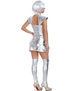 la Robe Galactique Chromée avec Cuissardes