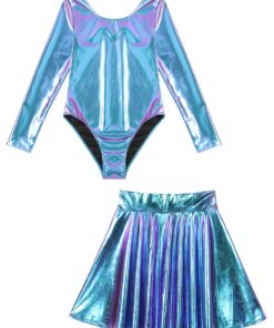 la Robe Patineuse Galactique Métallisée