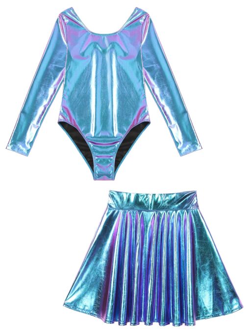 la Robe Patineuse Galactique Métallisée