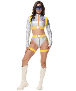 Ensemble Spatial Sexy Femme jaune