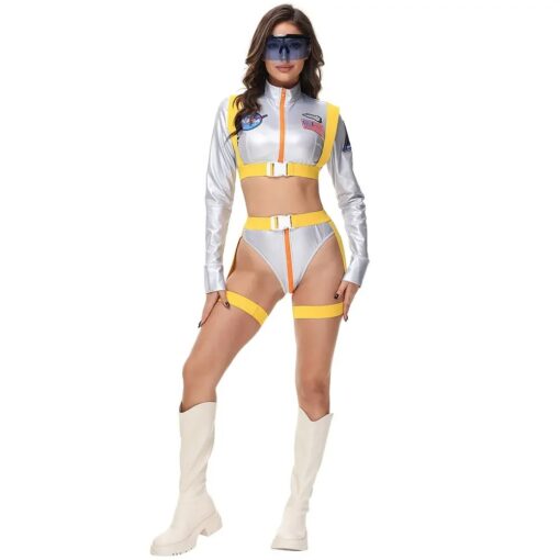 Ensemble Spatial Sexy Femme jaune