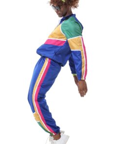 Survêtement rétro colorblock