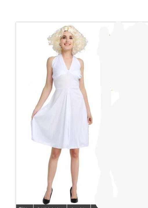 Robe pin-up blanche