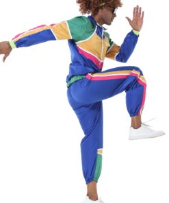 Survêtement rétro colorblock