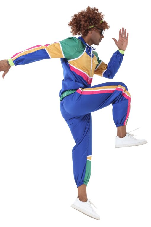 Survêtement rétro colorblock