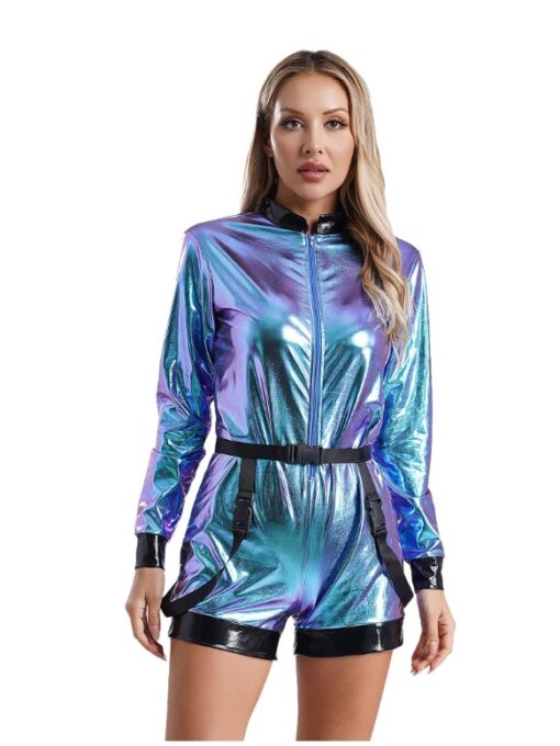 Combishort Futuriste Holographique