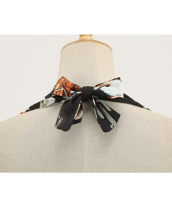 Robe pin-up western rétro noire