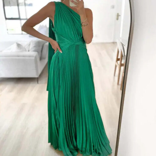 la Robe archa plissée soleil