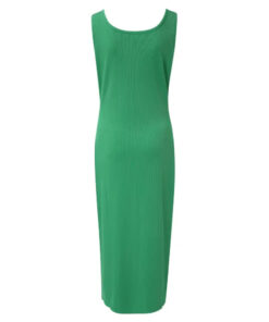 Robe droite émeraude sculptante