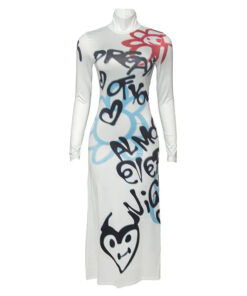 Robe imprimée graffiti Pop’Art