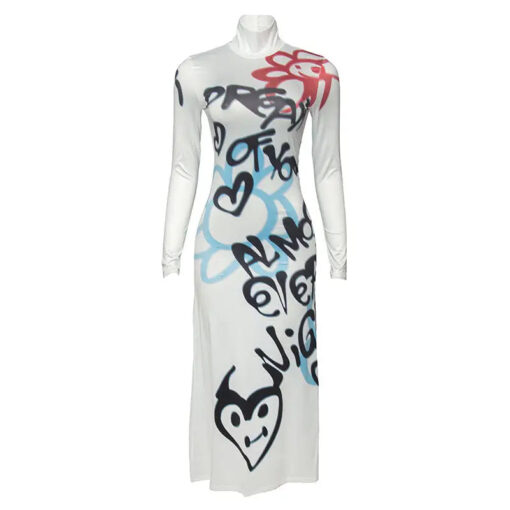 Robe imprimée graffiti Pop’Art