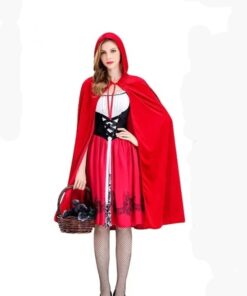 Costume Petit Chaperon Rouge Élégance Vintage