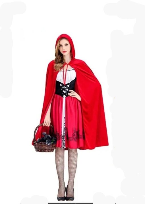 Costume Petit Chaperon Rouge Élégance Vintage