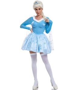 Robe Reine des Glaces Bleue