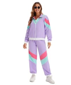 Survêtement violet pastel femme