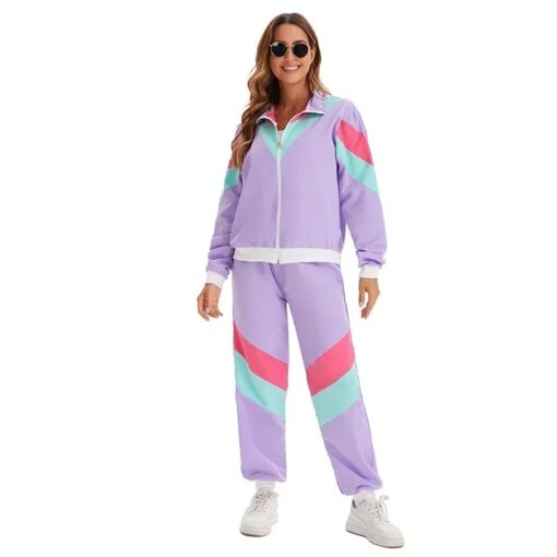 Survêtement violet pastel femme