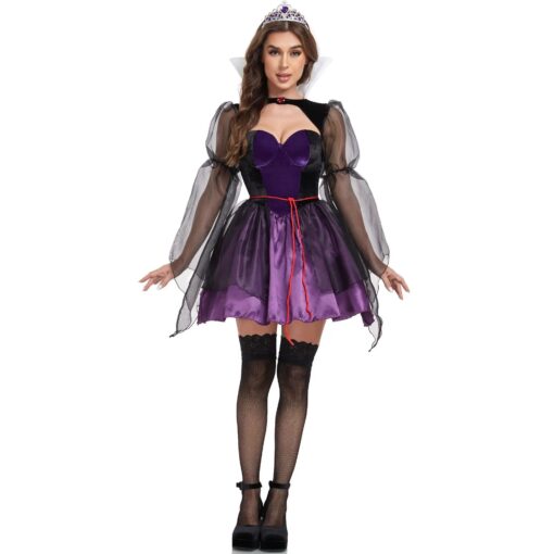 Costume Reine Mystique Violet & Noir